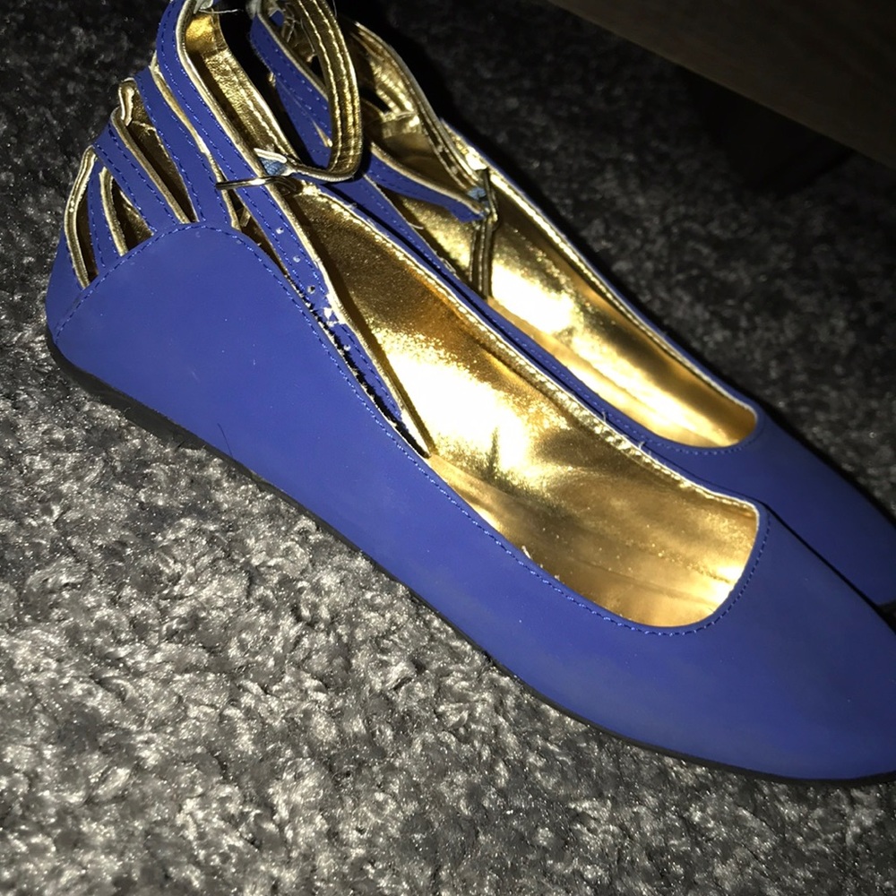 Blue flats